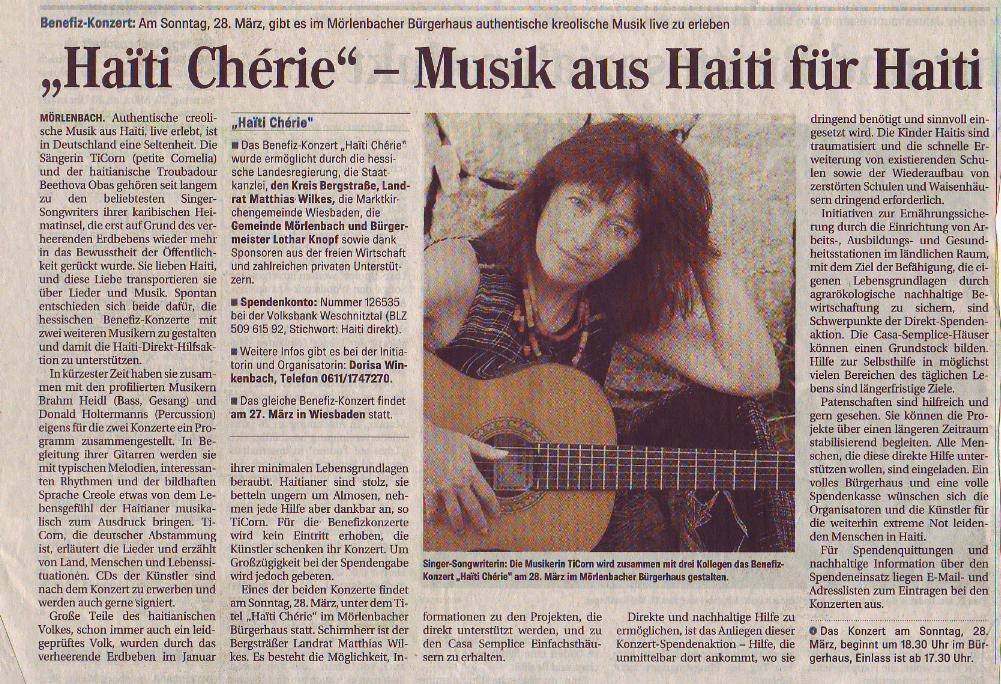 OdenwalderZeitungHaitiCherieMusikausHaitifurHaiti